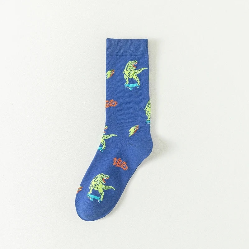 5 Pairs Dino Socks