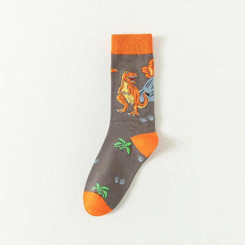 5 Pairs Dino Socks