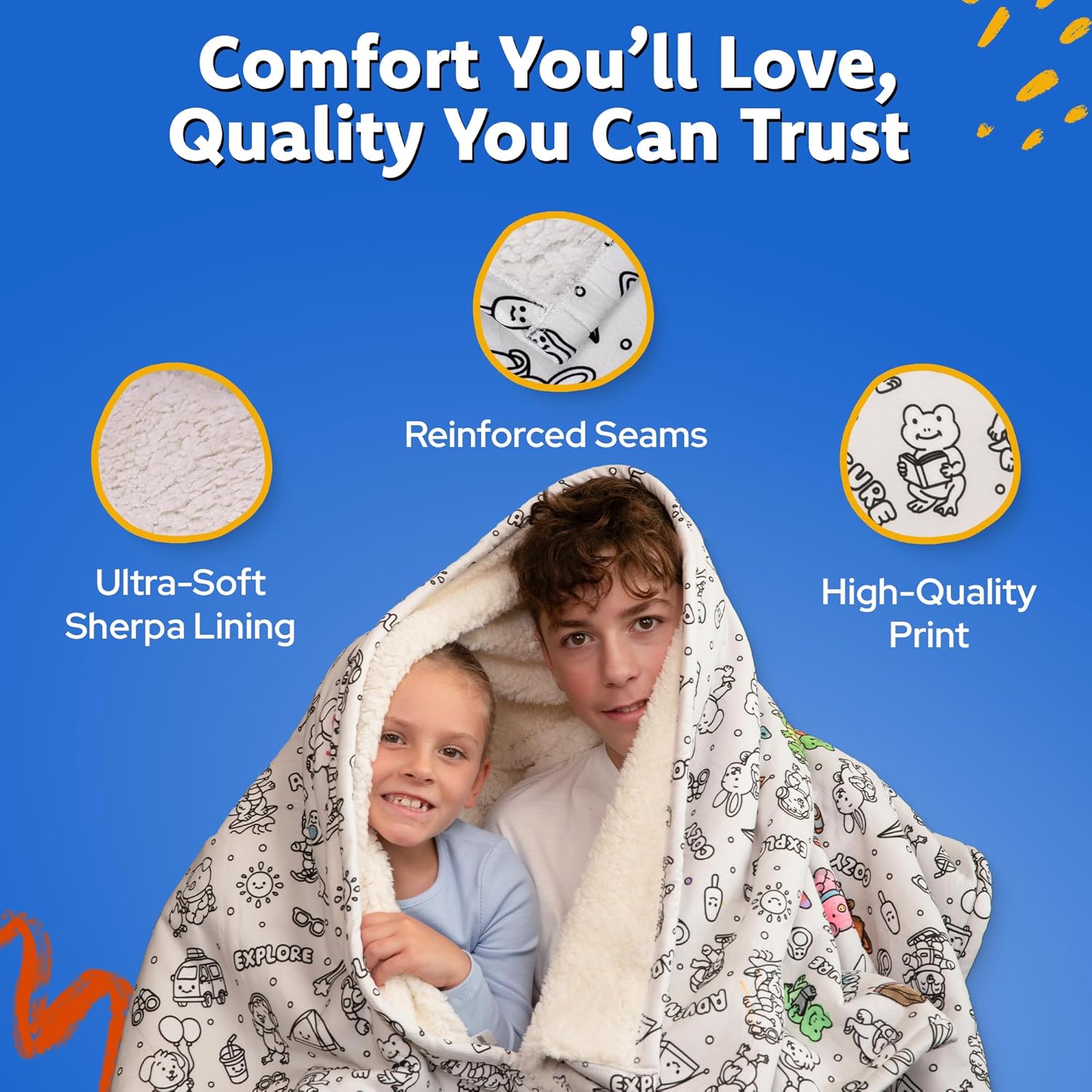 Reusable Coloring Blanket