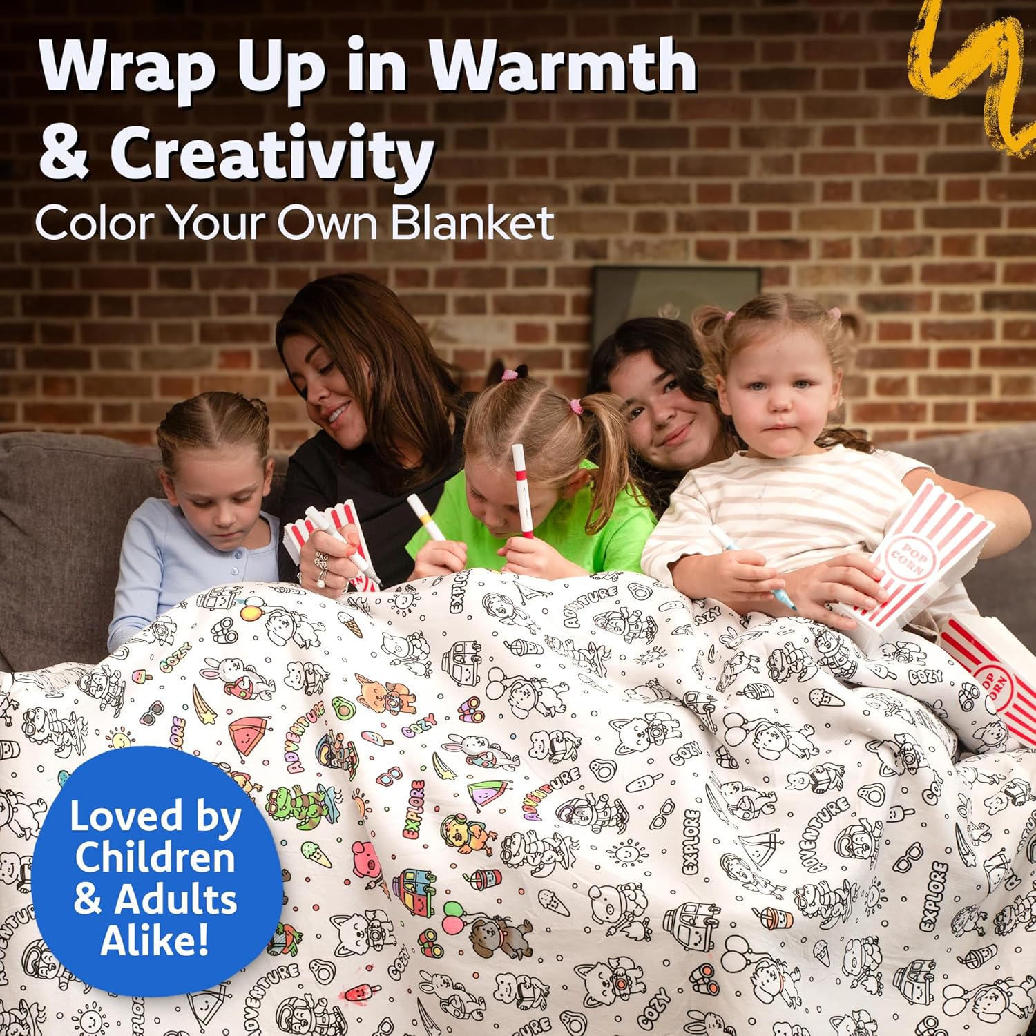 Reusable Coloring Blanket