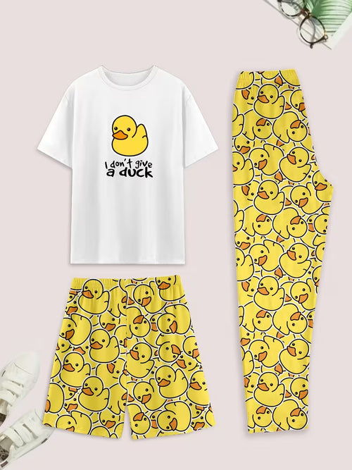 3pc Duck Pajamas New